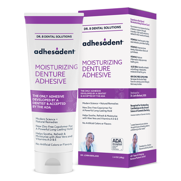 Dr. Berland's Adhesadent Denture Adhesive Cream - 2.4oz